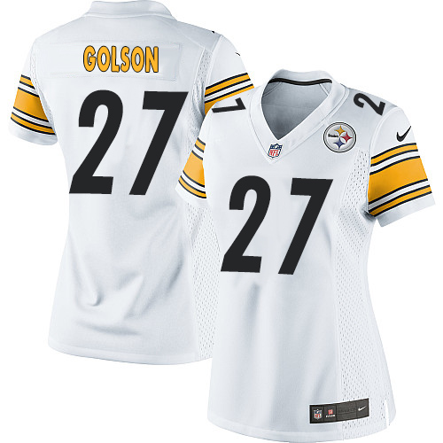 Women's Elite Senquez Golson Nike Jersey White Road - #27 NFL Pittsburgh Steelers